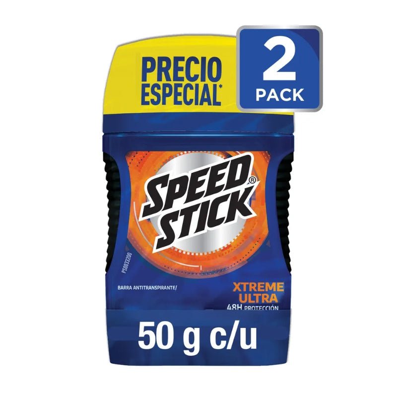 Desodorante Speed Stick 24/7 Xtreme Ultra Barra 50 g 2 Pack - Farmacias Arrocha