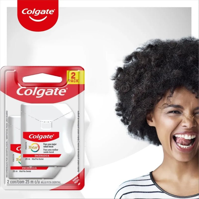 Hilo Dental Colgate Total 12 25 M 2 Pack - Farmacias Arrocha