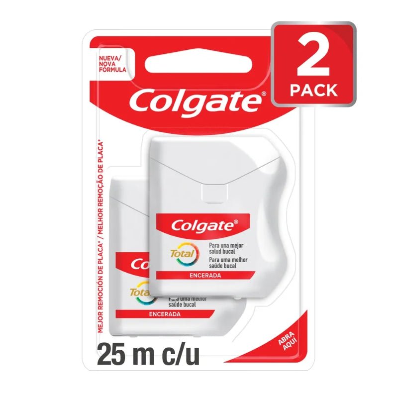 Hilo Dental Colgate Total 12 25 M 2 Pack - Farmacias Arrocha