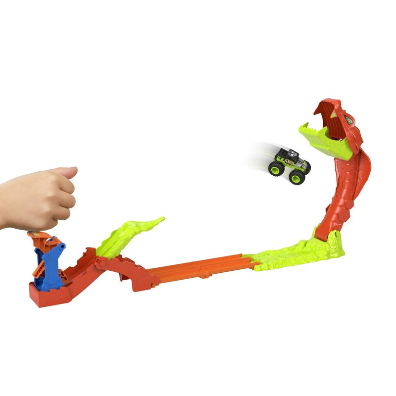 Hot Wheels Monster Trucks Set de Pista Ataque de Serpiente - Farmacias Arrocha