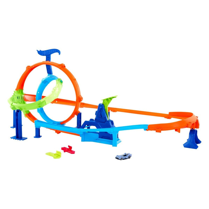 Hot Wheels Pista de Acrobacias Ciclón Lanzamiento Rápido - Farmacias Arrocha
