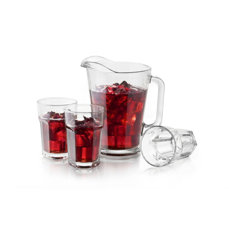 Juego de vasos modernos para agua de 7 piezas - Farmacias Arrocha