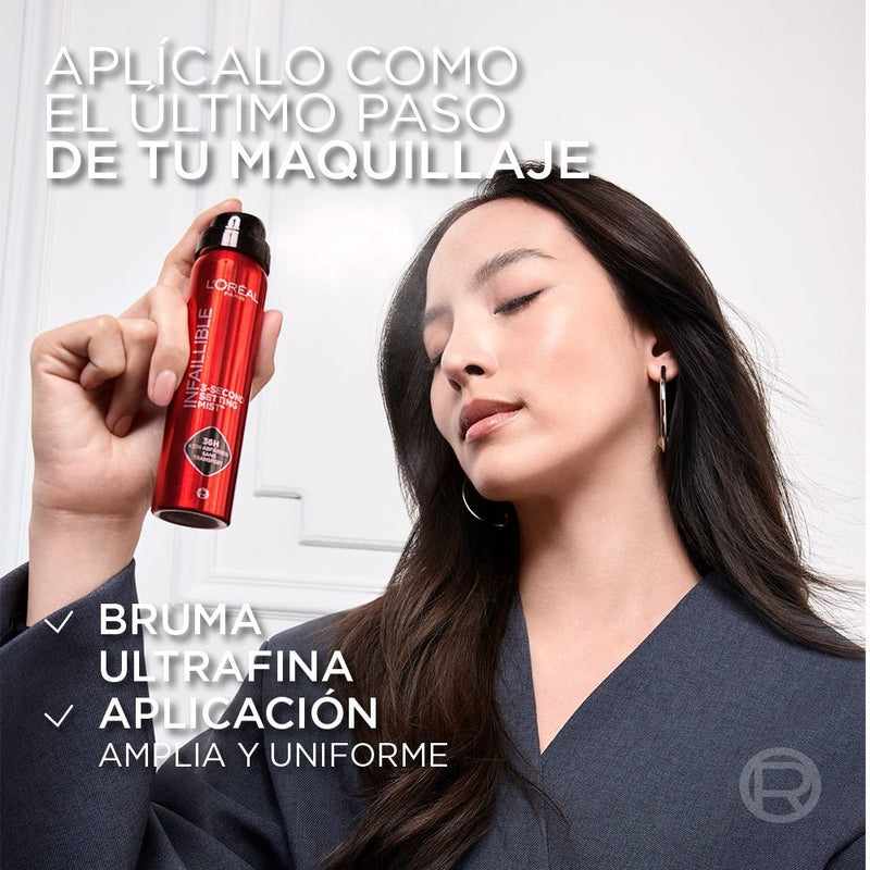L'Oréal Paris Spray Fijador de Maquillaje Infallible 36H 75ml - Farmacias Arrocha