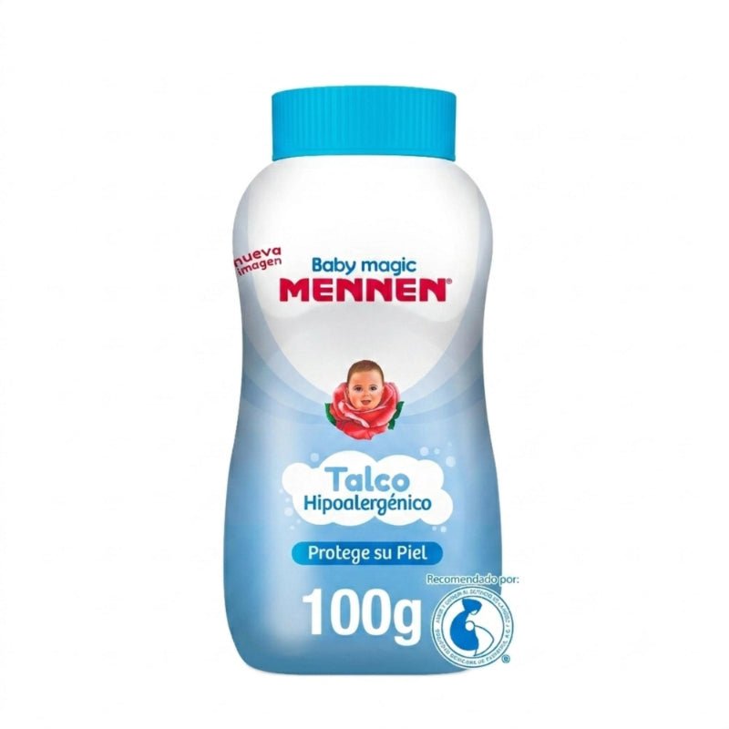 Mennen Talco para Bebés Baby Magic Azul 100 g - Farmacias Arrocha