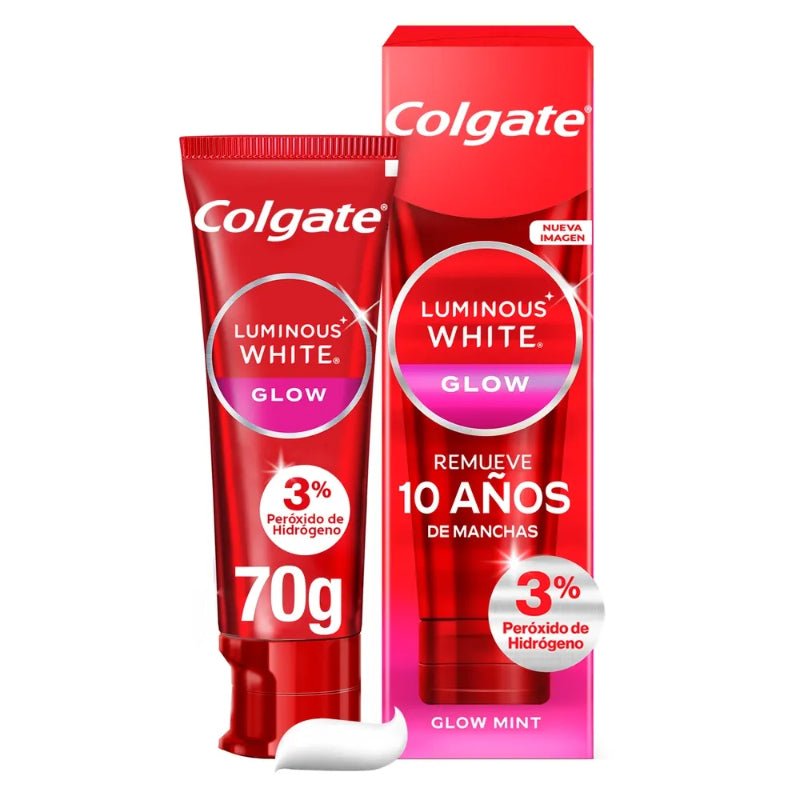 Pasta Dental Colgate Luminous White Glow 70 gr - Farmacias Arrocha