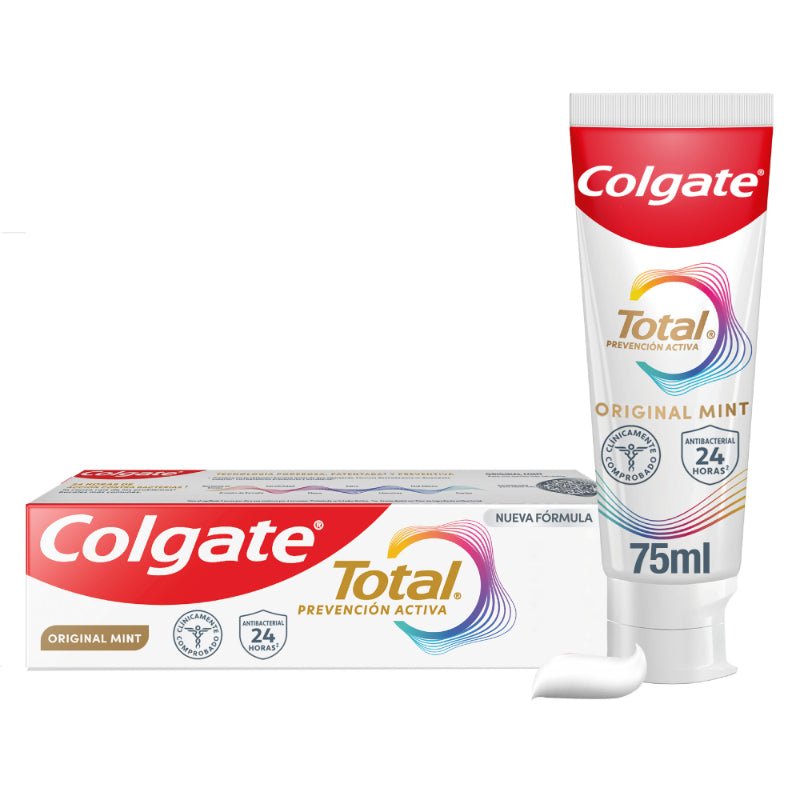 Pasta Dental Colgate Total 12 Clean Mint 75 ml - Farmacias Arrocha