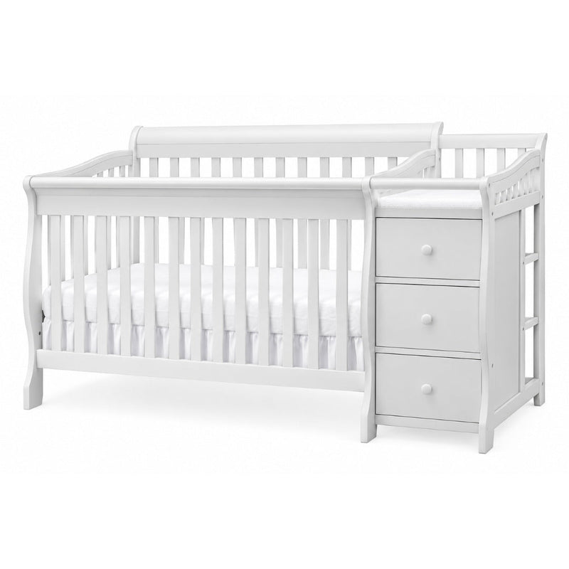 Pecora 5 In 1 Convertible Crib White - Farmacias Arrocha