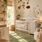 Pecora 5 In 1 Convertible Crib White - Farmacias Arrocha