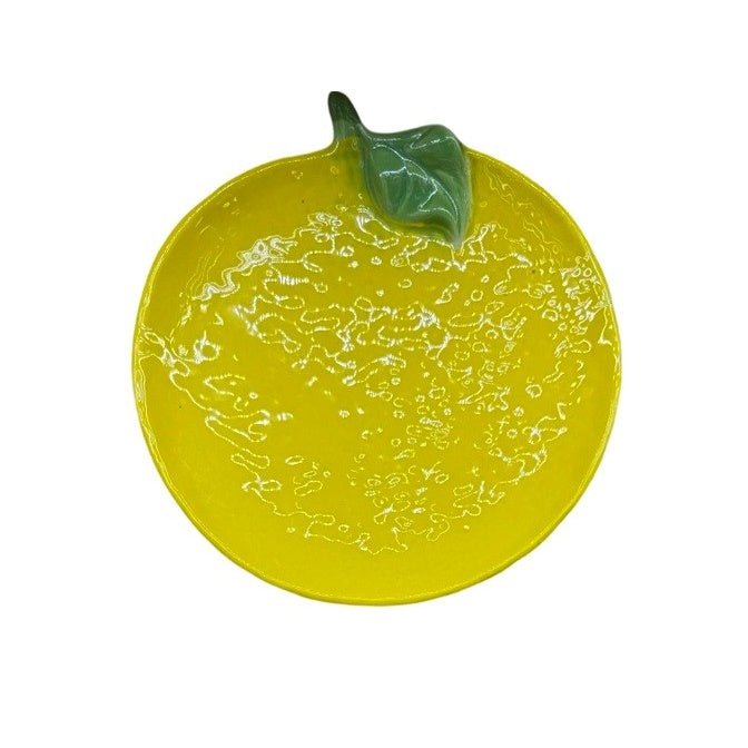 Plato con Diseño de Limón de 8 pulgadas - Farmacias Arrocha
