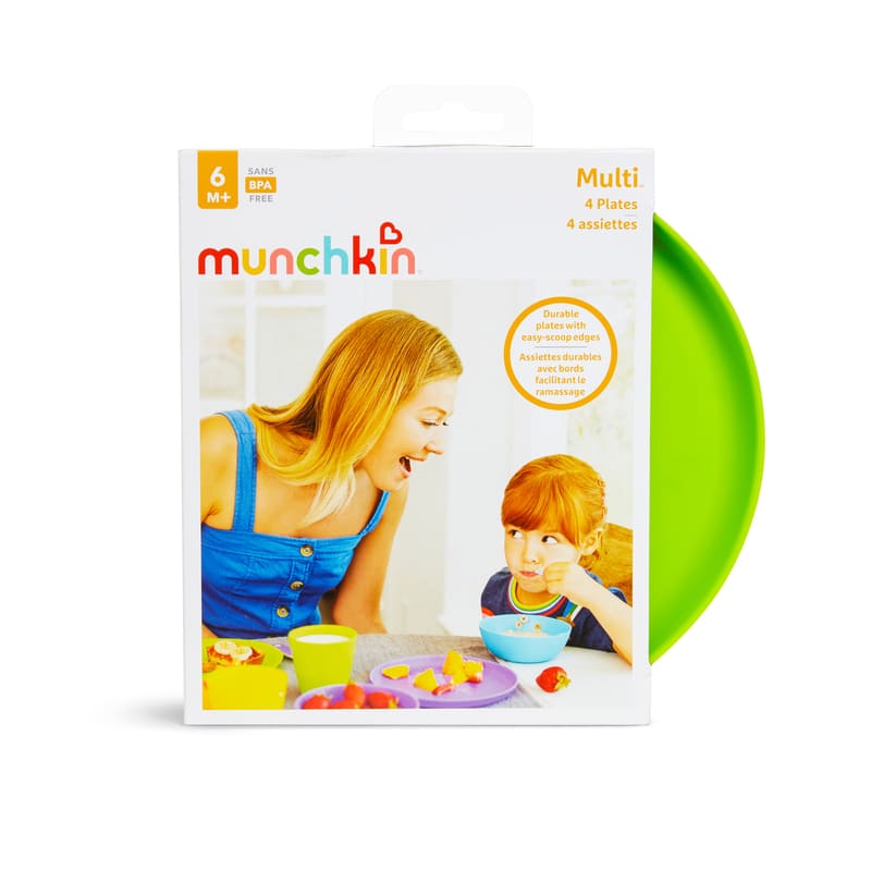 Munchkin Set De 4 Platos Llanos - Farmacias Arrocha