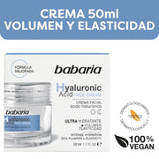 Babaria Crema Ácido Hialurónico Hidratante 50ml - Farmacias Arrocha