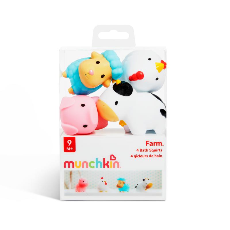 Munchkin Juguetes De Bano La Granja 4Pk - Farmacias Arrocha