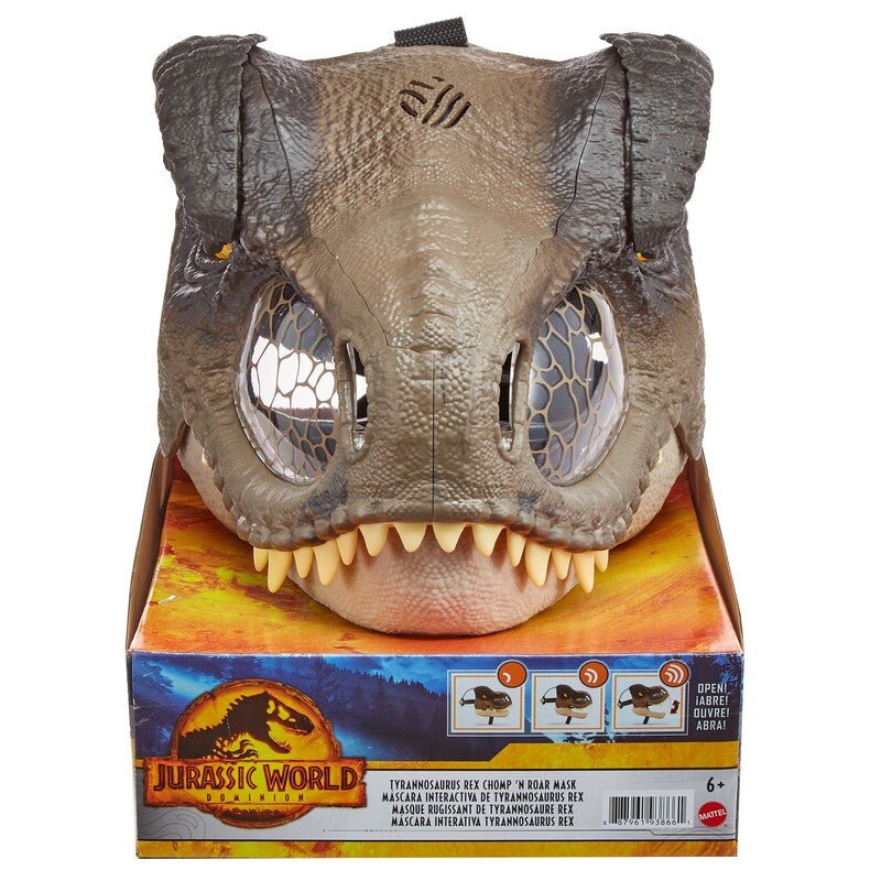 Jurassic World Juguete Máscara Muerde Y Ruge De T - Rex - Farmacias Arrocha