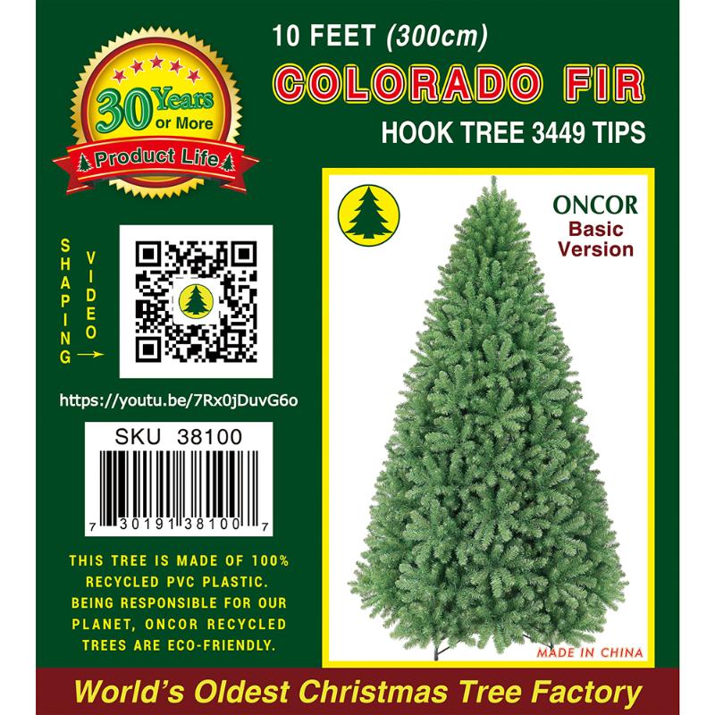Oncor Pino de 10' Modelo Colorado Fir Tree - Farmacias Arrocha