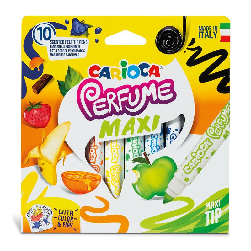 Carioca Maxi Perfume Box 10Pcs Felt Tip - Farmacias Arrocha