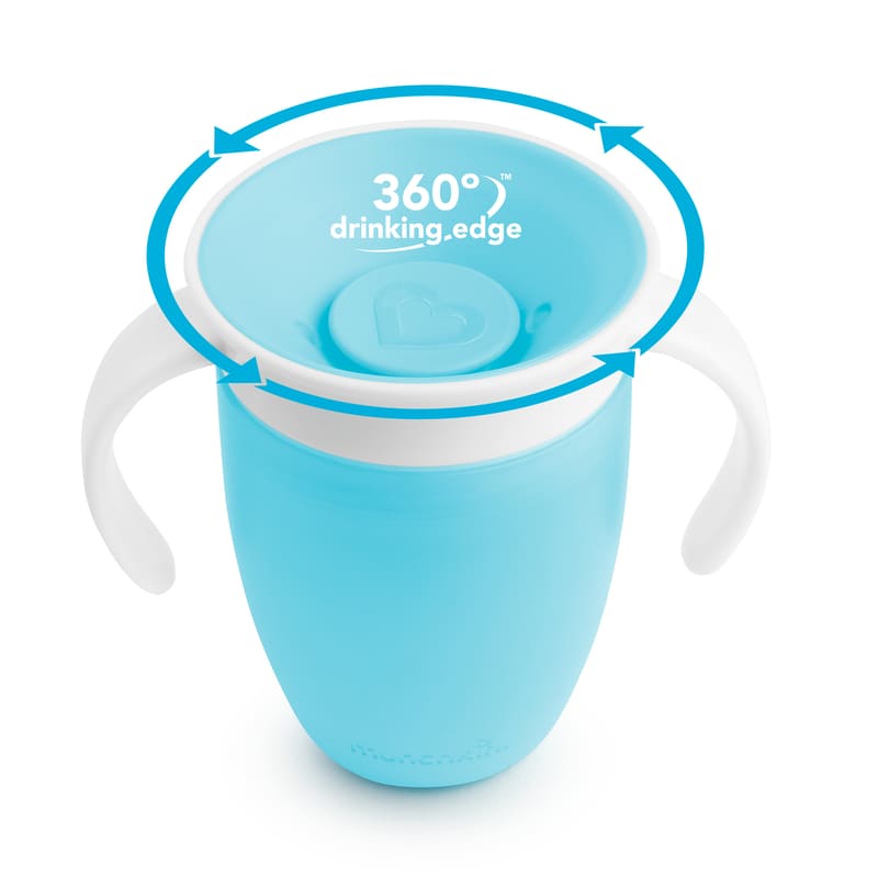 Munchkin Vaso 360 - 7 Oz. Con Asas Y Tapa - Farmacias Arrocha