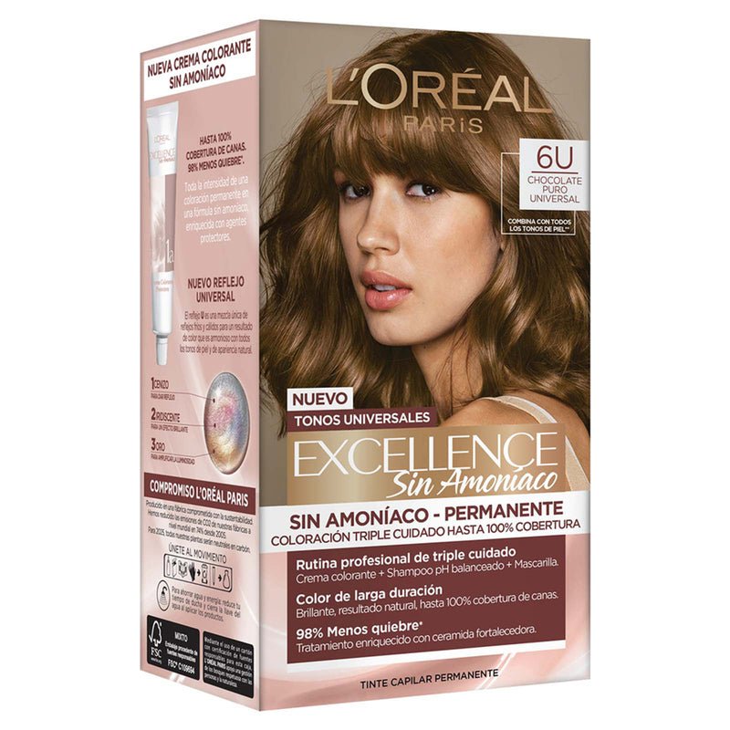 L'Oreal Tintura Permanente Excellence Sin Amoniaco - Farmacias Arrocha