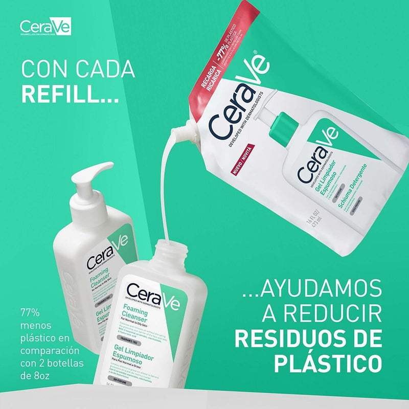 Refill Gel Limpiador Espumoso CeraVe 473ml - Farmacias Arrocha