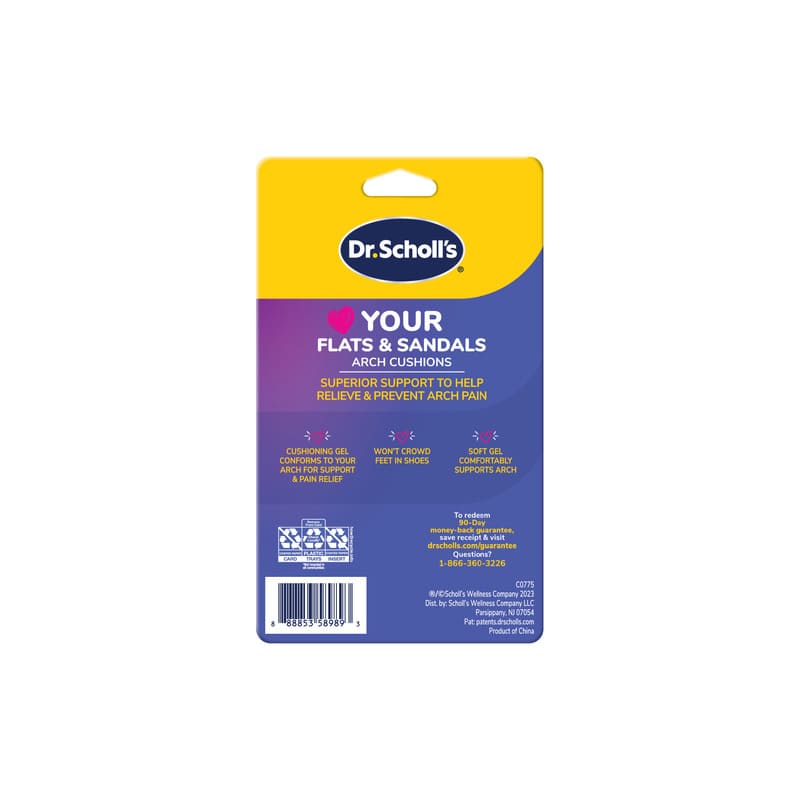 Dr Scholls <3 (Love) Flats & Sandals Arch Cushions - Farmacias Arrocha