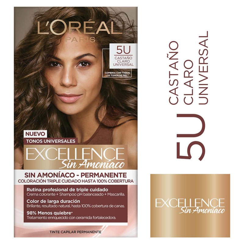 L'Oreal Tintura Permanente Excellence Sin Amoniaco - Farmacias Arrocha