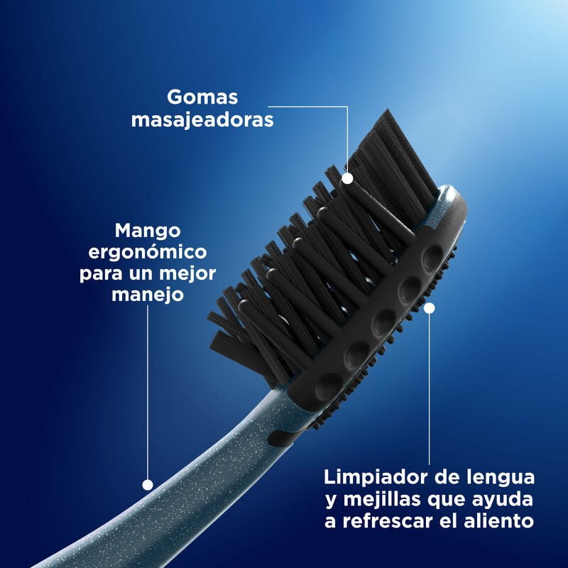 Cepillos de dientes Oral - B Advanced 7 Beneficios con Carbón 2 Unidades - Farmacias Arrocha
