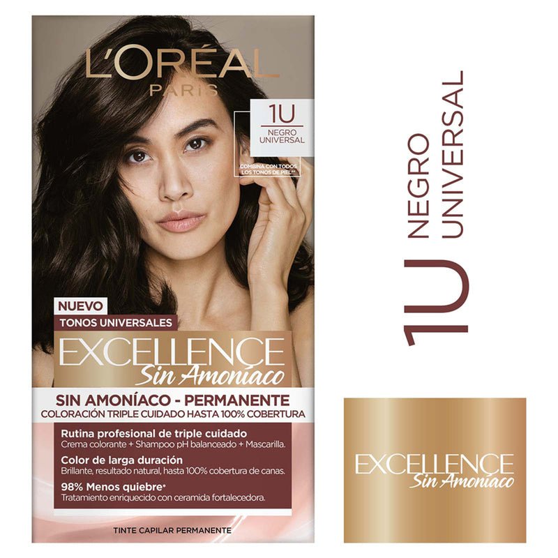 L'Oreal Tintura Permanente Excellence Sin Amoniaco - Farmacias Arrocha