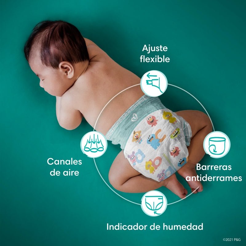Pañales Pampers Baby Dry Talla 7, 54 unidades - Farmacias Arrocha