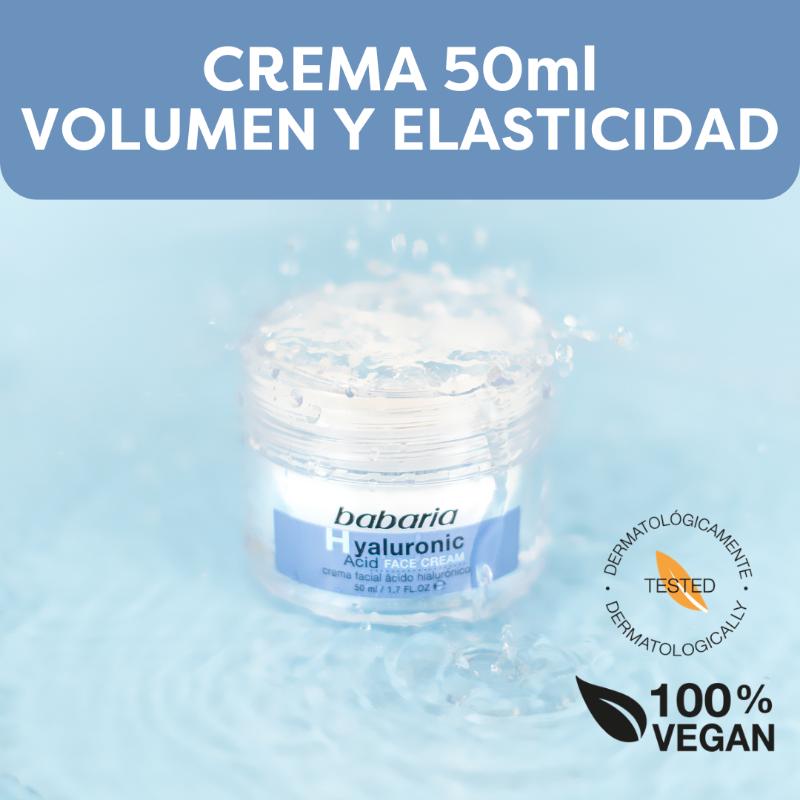 Babaria Crema Ácido Hialurónico Hidratante 50ml - Farmacias Arrocha