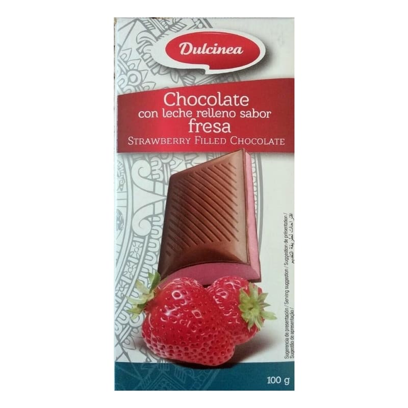 Dulcinea Choco Cn Leche Relleno Sabor Fresa - Farmacias Arrocha