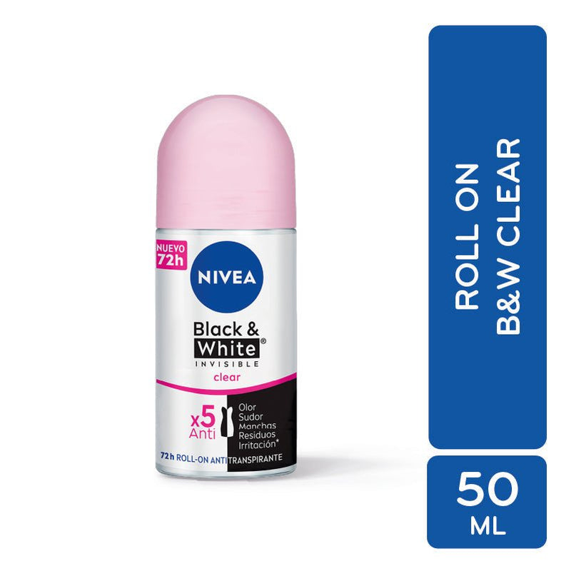 Nivea Desodorante Roll-On Invisible Clear - Farmacias Arrocha