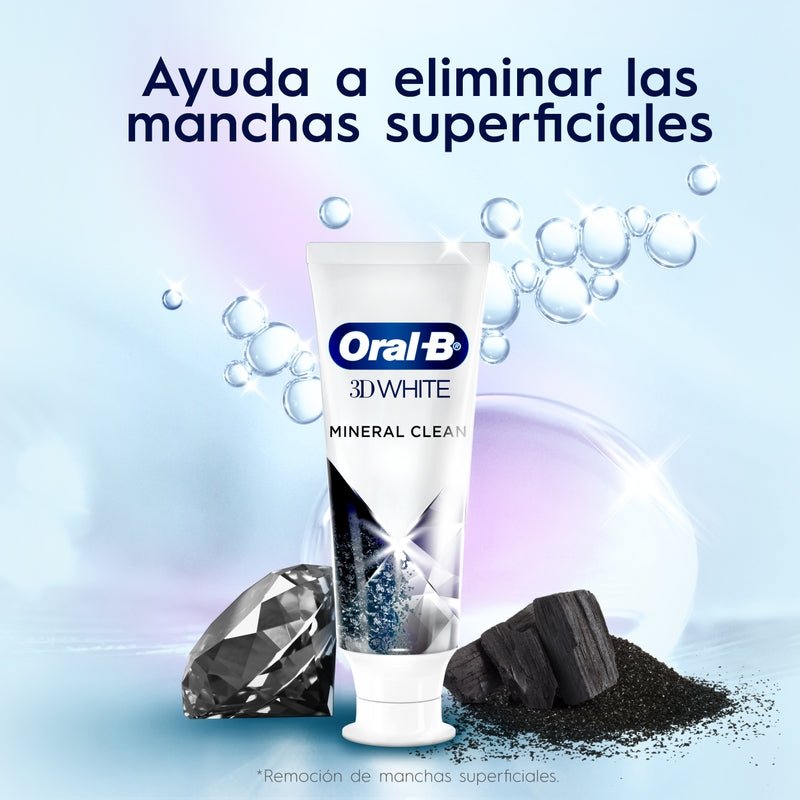 Pasta dental con Flúor Oral - B 3d White Mineral Clean 75 ml - Farmacias Arrocha