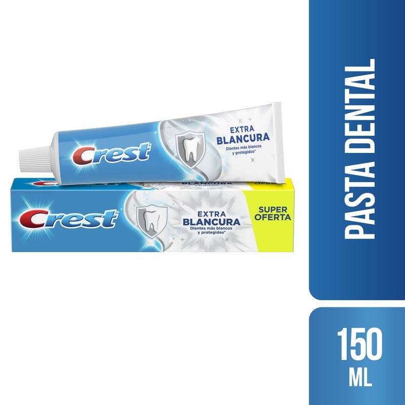 Pasta dental Crest extra Blancura 150ml - Farmacias Arrocha
