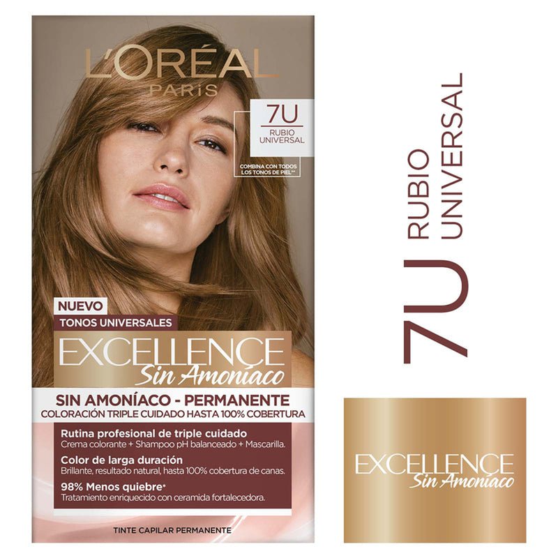 L'Oreal Tintura Permanente Excellence Sin Amoniaco - Farmacias Arrocha