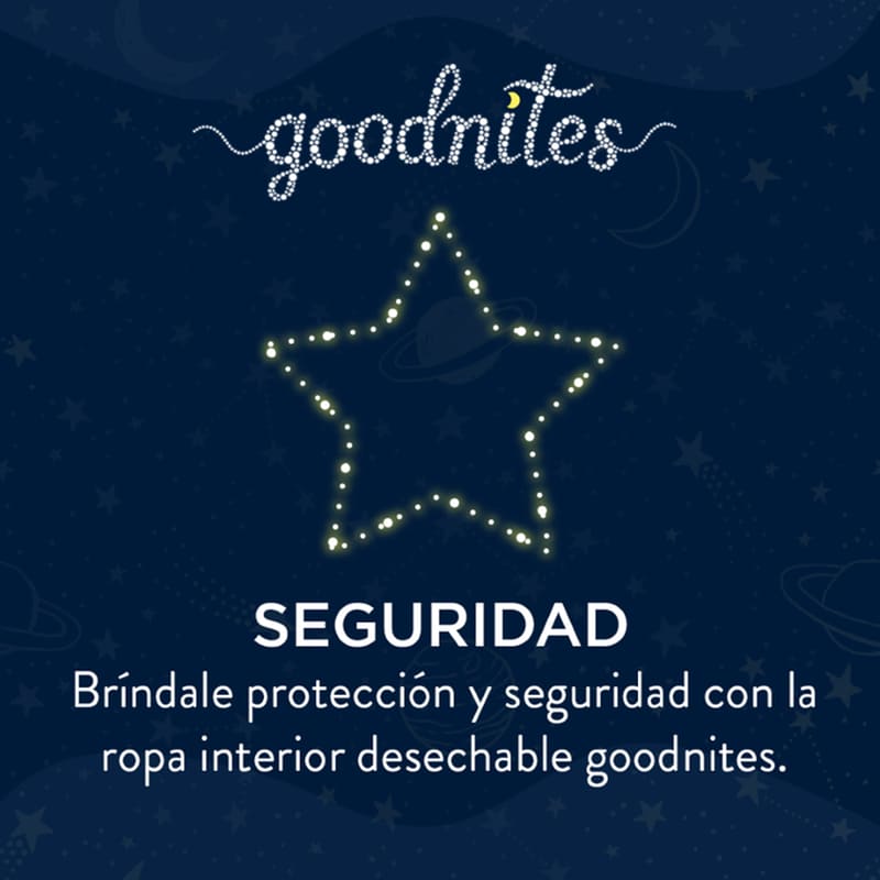 Ropa Interior Desechable Goodnites Niña Talla L 11U - Farmacias Arrocha