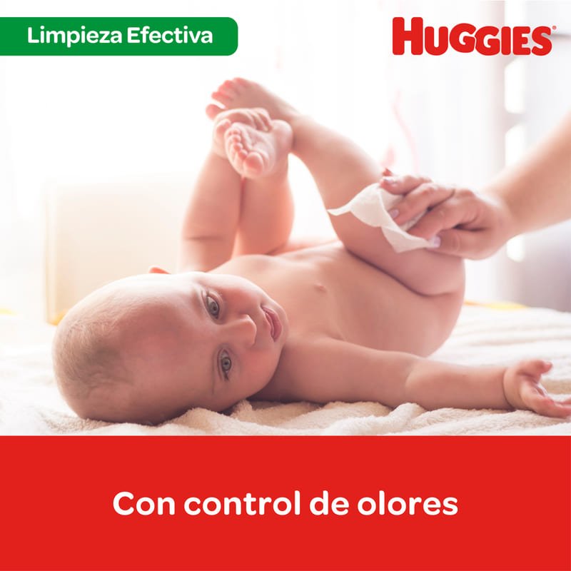 Toallas Húmedas Huggies Limpieza Efectiva 96U - Farmacias Arrocha