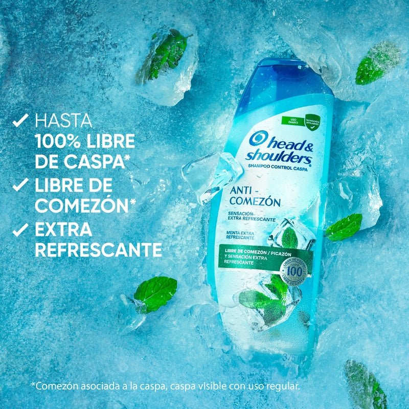 Shampoo Control Caspa Head & Shoulders Anti - comezón 180 ml - Farmacias Arrocha
