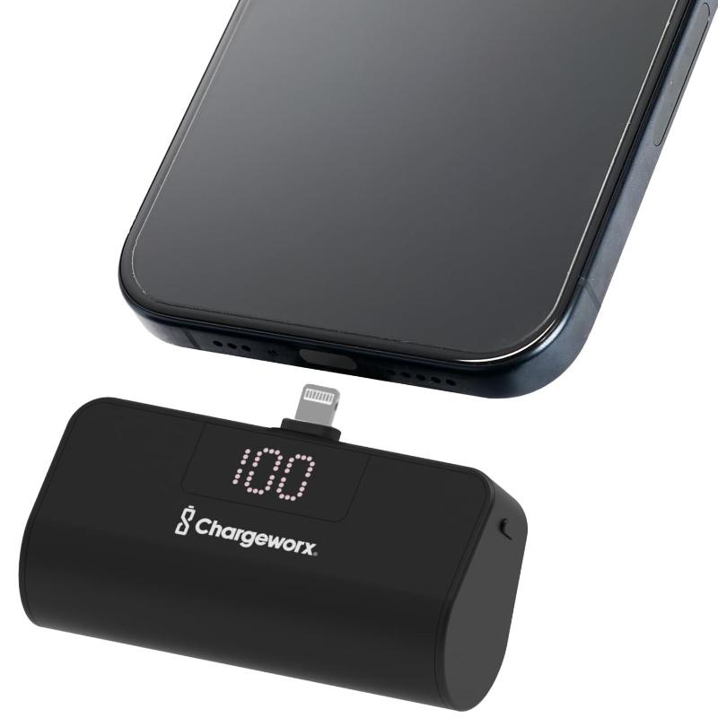 ChargeWorx Cargador Portátil Con Conector USB Lightning - Farmacias Arrocha