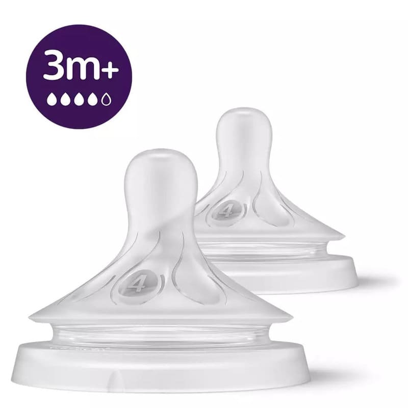 Avent Tetina Natural Response - Flujo 4 - 3M+ - Farmacias Arrocha