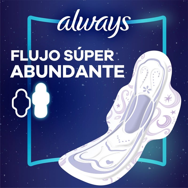 Toallas Femeninas, Always Seda - sec Nocturna 22 Unidades - Farmacias Arrocha