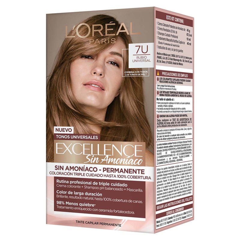 L'Oreal Tintura Permanente Excellence Sin Amoniaco - Farmacias Arrocha