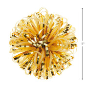 Hallmark Lazo de Regalo Marfil - Dorado Metálico 5" - Farmacias Arrocha