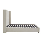 Cama tapizada con respaldar en lateral Beige - Farmacias Arrocha