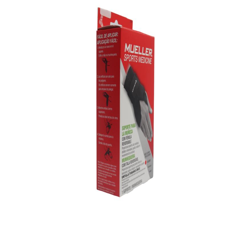 Mueller Sports Reversible Splint Wrist Brace Osfm Es/Pt - Farmacias Arrocha