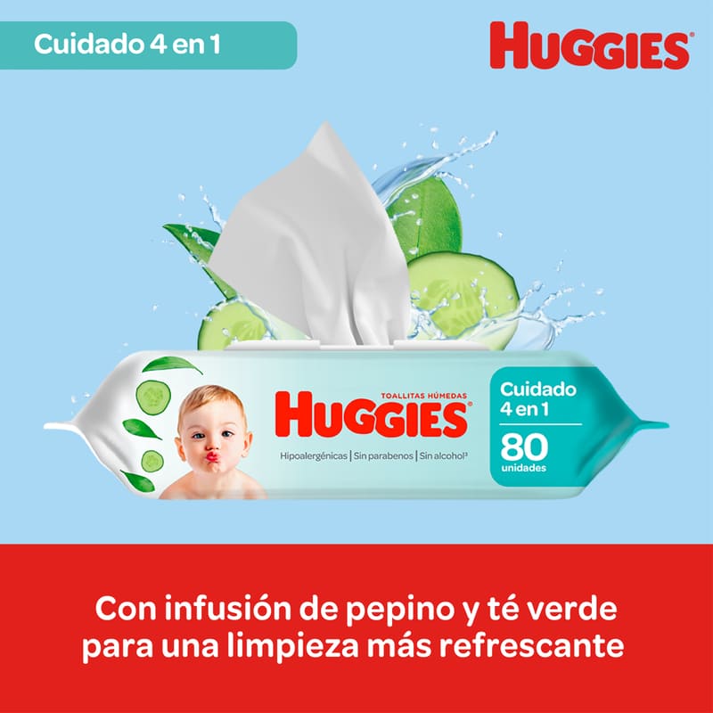 Toallas Húmedas Huggies One & Done 240U - Farmacias Arrocha
