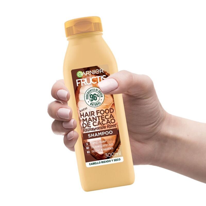 Garnier Shampoo Para Rizos Hair Food Manteca De Cacao 300Ml - Farmacias Arrocha
