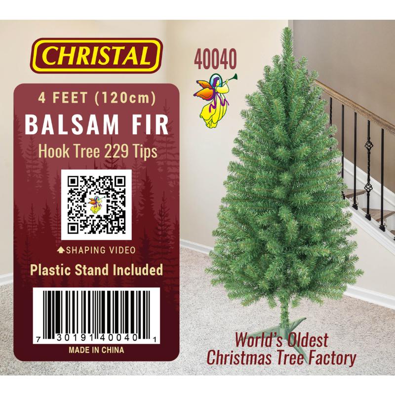 Oncor Pino de 4' Modelo Christal Balsam Fir Tree - Farmacias Arrocha