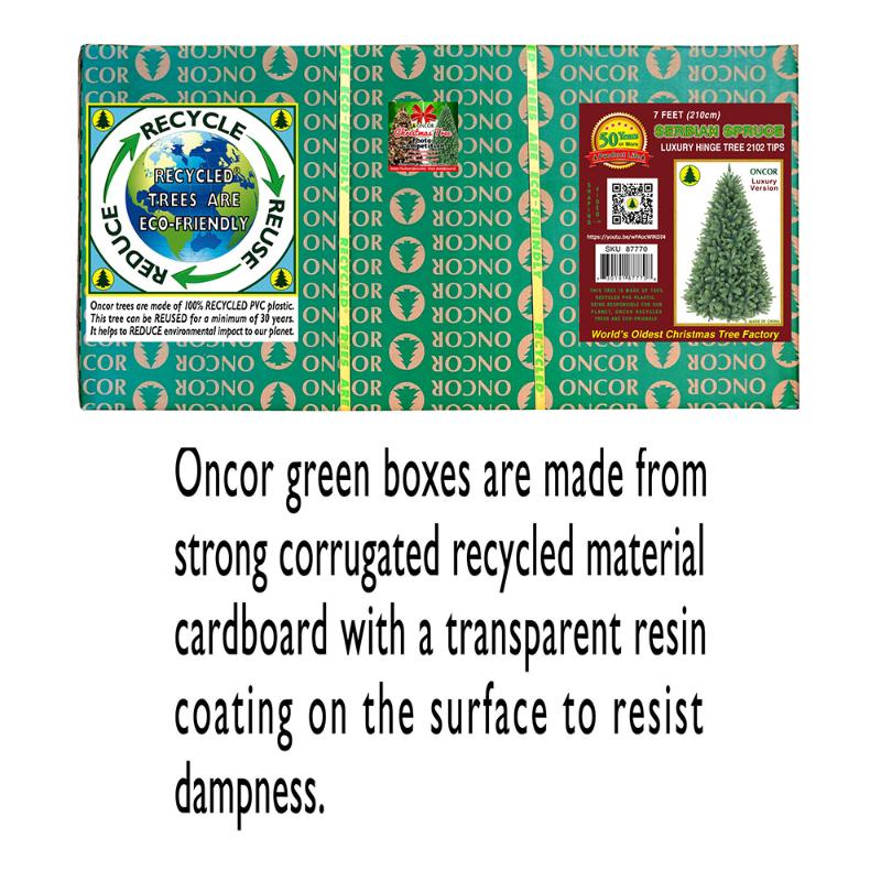 Oncor Pino de 7' Luxury Serbian Spruce Hing - Farmacias Arrocha