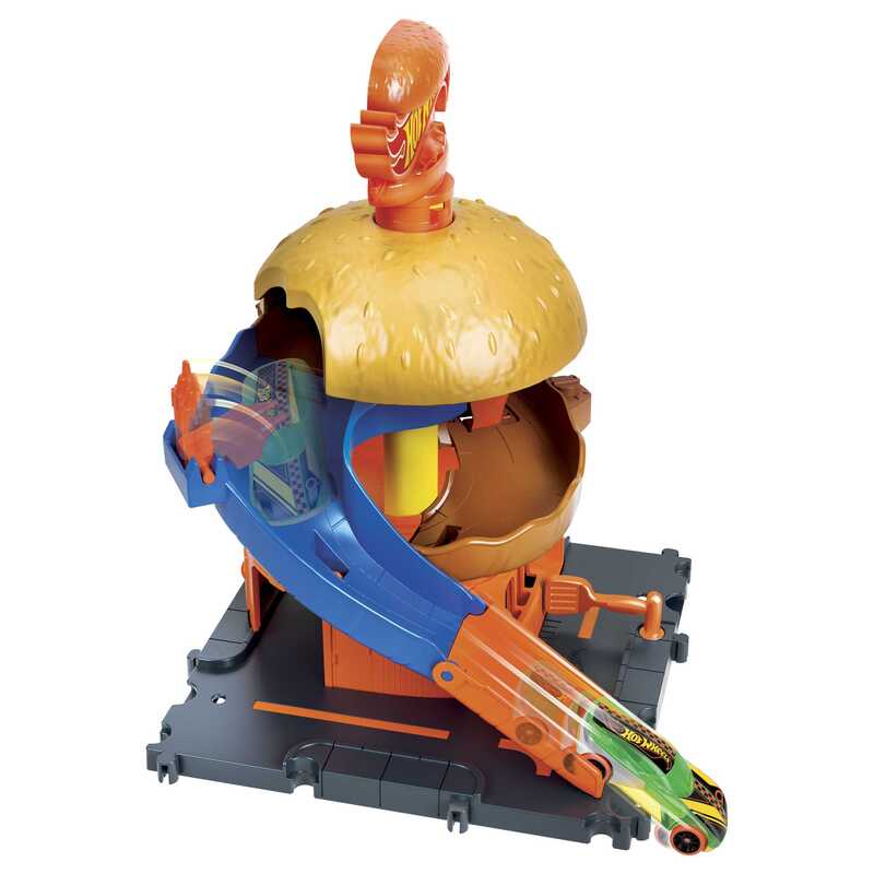 Hot Wheels City Pista De Juguete Tienda De Hamburguesas - Farmacias Arrocha
