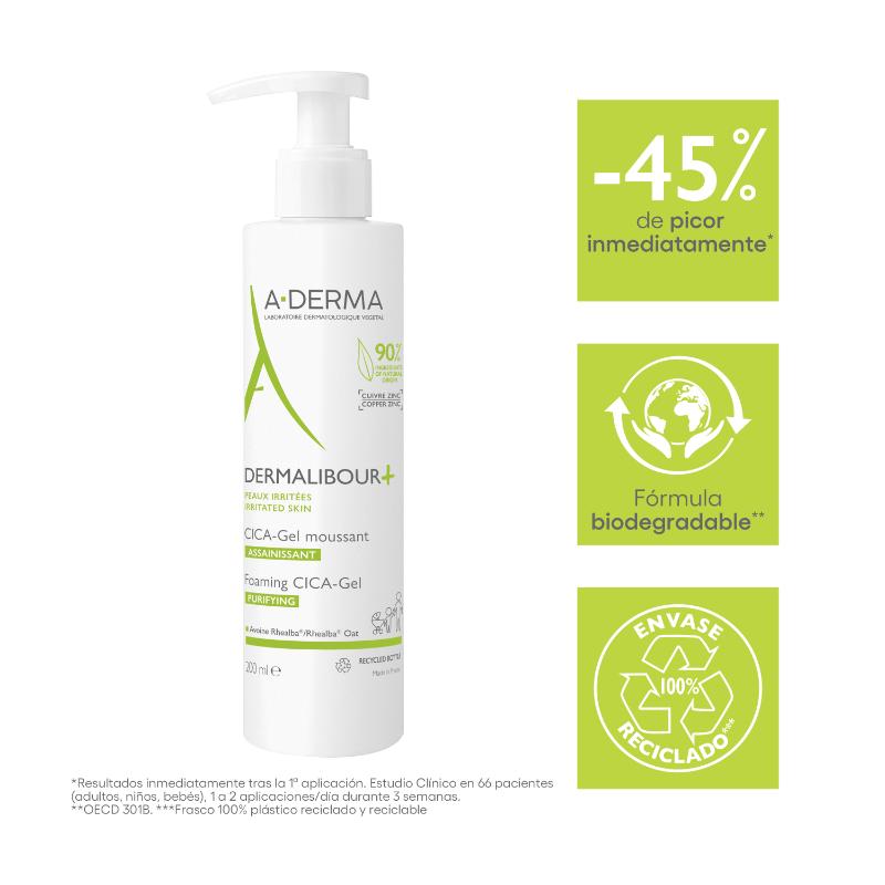 A - Derma Dermalibour Cica - Gel Espumoso Purificante - Farmacias Arrocha