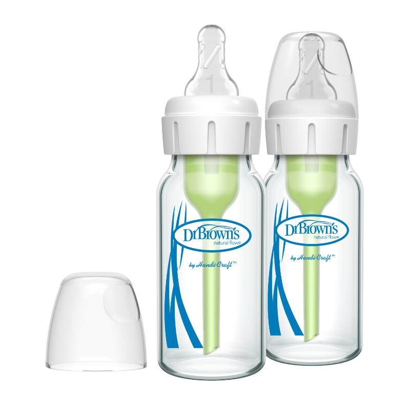 Dr Brown'S Set 2 Biberón de Vidrio Anti Cólico 4oz - Farmacias Arrocha